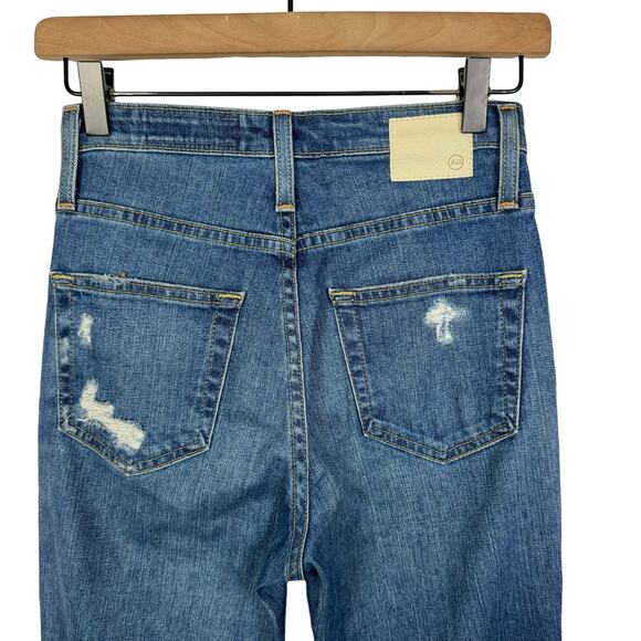 Adriano Goldschmied The Phoebe Distressed Vintage High Waist Tapered Leg Jeans - Picture 3 of 8